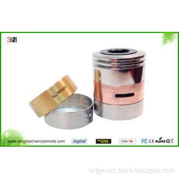 22mm Brass Rebuildable Atomizer Tank 510 Thread Adjustable